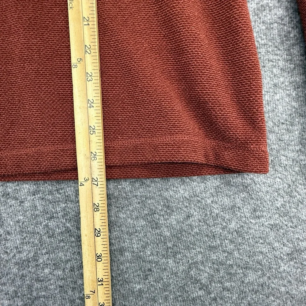 The North Face Pullover Men S Red 1/4 Zip Fleece Outdoors Embroidered‎ Dome